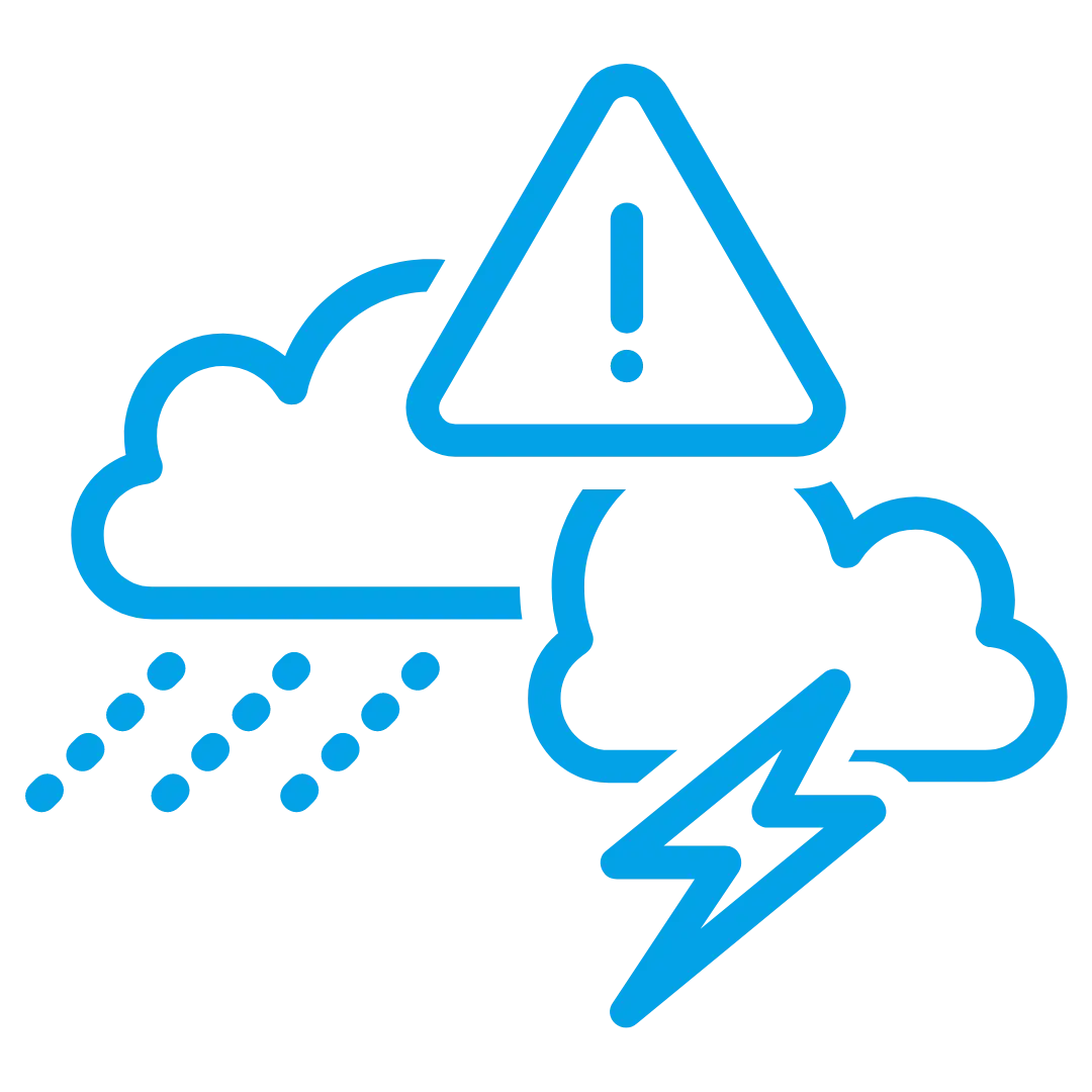Innovative All-Weather Technology Icon