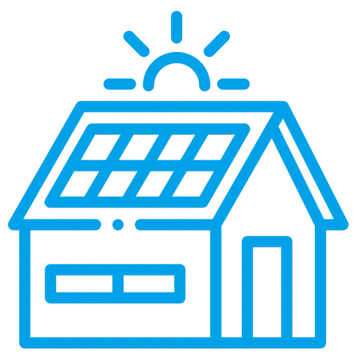 Solar panel installation in Houston, Texas Icon