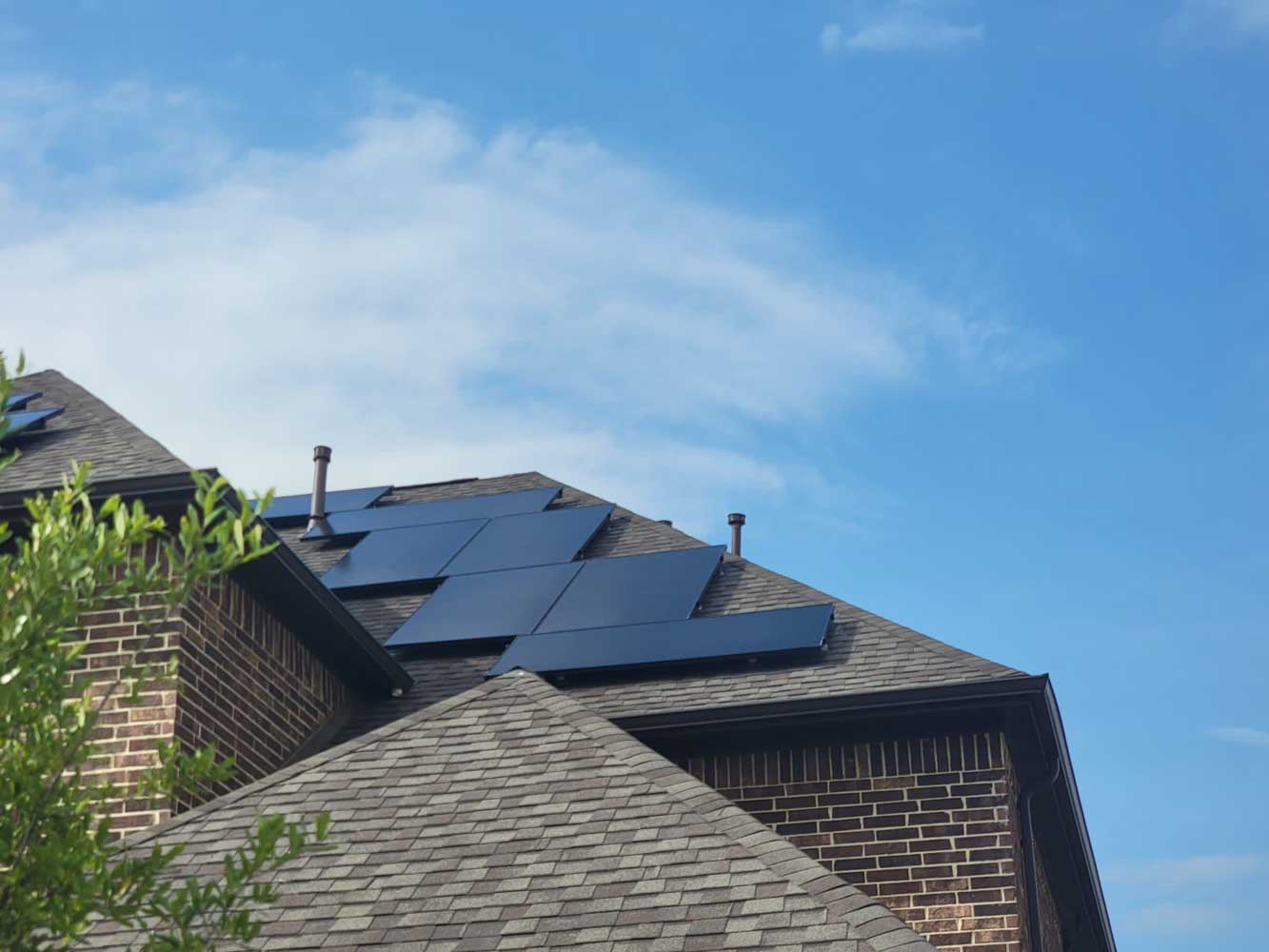 A local Houston-based solar company installed a solar energy system.