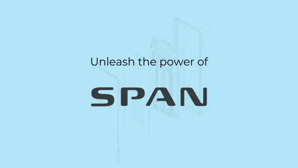 Illustration of SPAN panel parts alongside the SPAN logo.